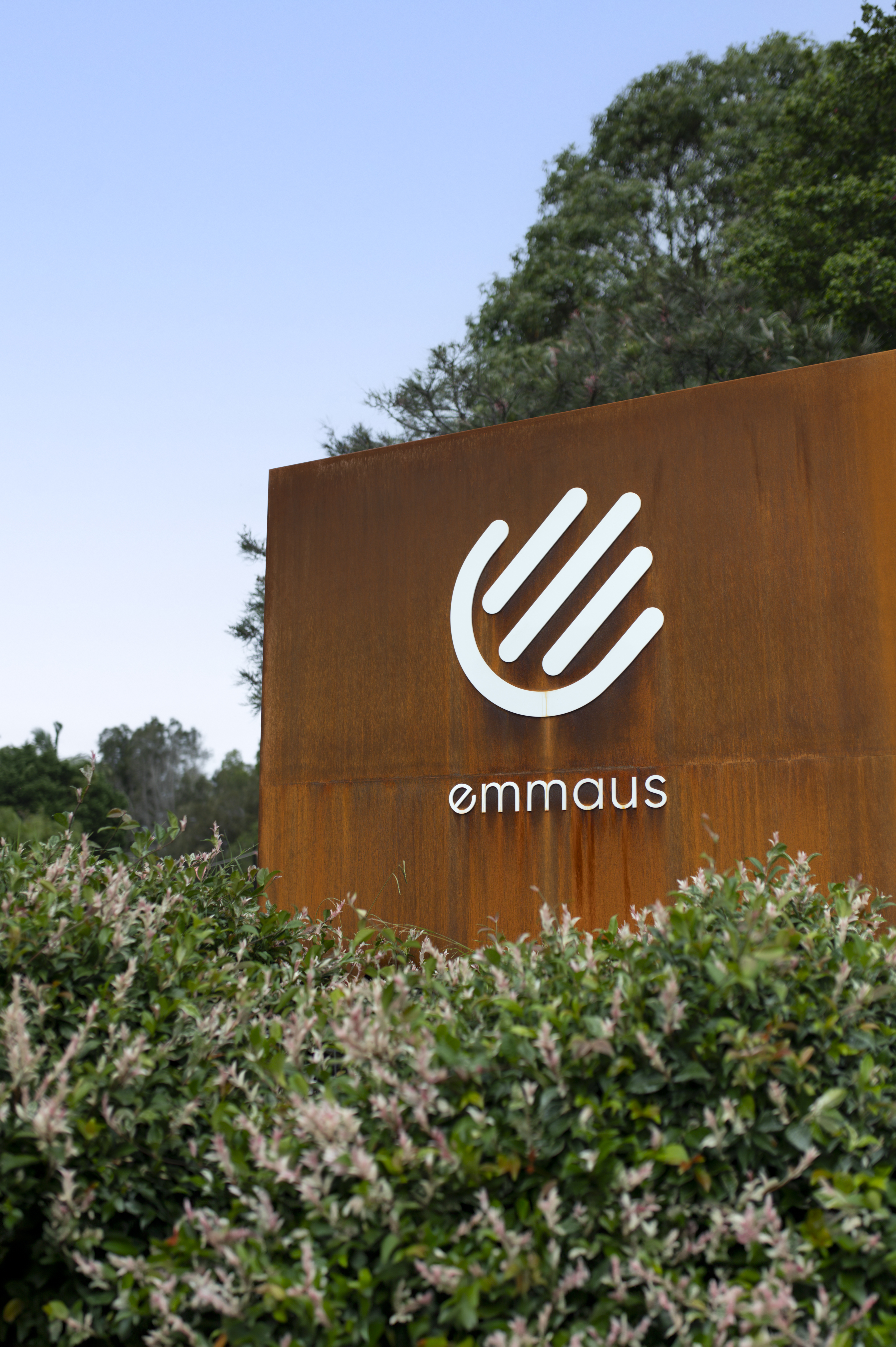 Emmaus welcome signage